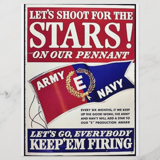 Let's Shoot For The Stars On Our Pennant Flyers