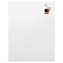 lets split scared bowling pins cartoon humour letterhead template
