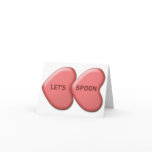 "Let's Spoon" Valentine Card