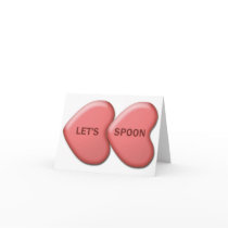 "Let's Spoon" Valentine Card