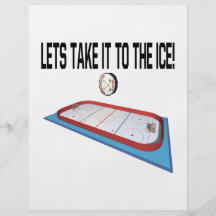Lets Take It To The Ice Flyer