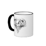 Letter A Cupid Monogram mug