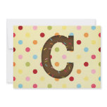 Letter C invitations