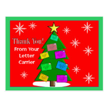 Letter Carrier (Mailman) Thank You Postcards