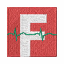 LETTER F EMBROIDERED HOODY
