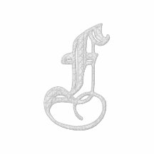 Letter F Fancy Monogram Embroidered Shirt
