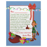 Letter from Santa  - Elf and toys Letterhead