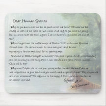 Letter from the Wild Mouse Pads