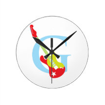 Letter G Initial Clock