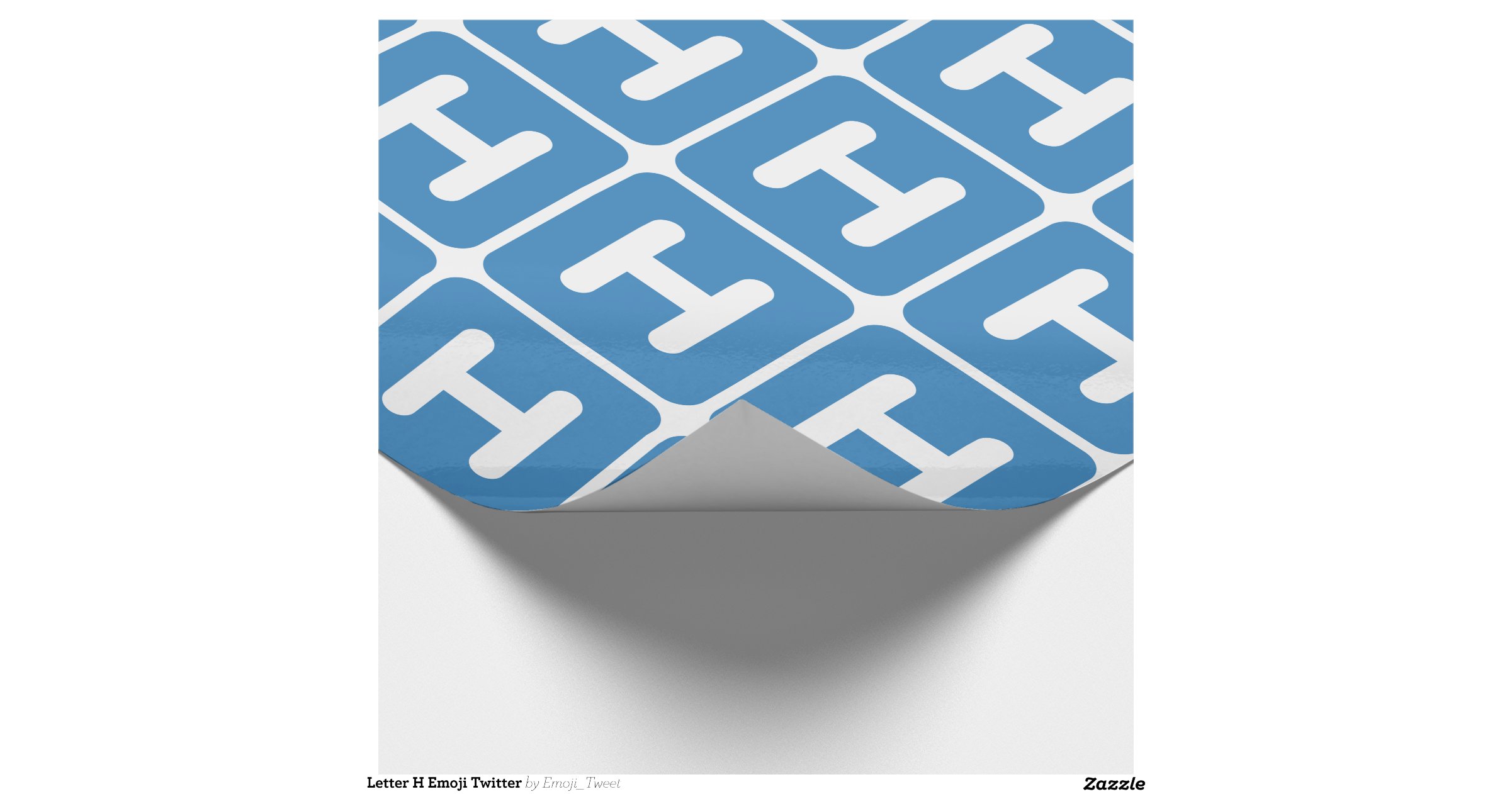 Letter H Emoji Twitter Zazzle