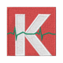 LETTER K EMBROIDERED TRACK JACKET
