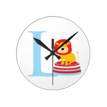 Letter L Initial Clock