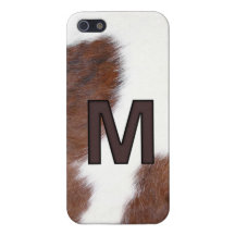 Letter M Brand Cowhide Livestock Iphone 5 Case