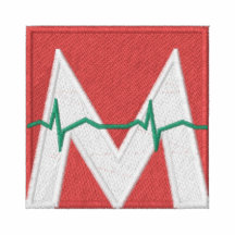 LETTER M EMBROIDERED SHIRT