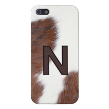 Letter N Brand Cowhide Livestock Iphone 5 Case