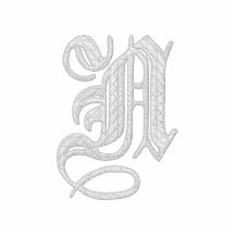 Letter N Fancy Monogram Embroidered Shirt
