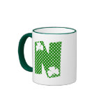 Letter N mugs