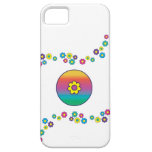 Letter O in Flores Rainbow Monogram