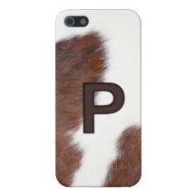 Letter P Brand Cowhide Livestock Iphone 5 Case