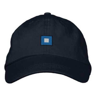Letter P Embroidered Baseball Cap
