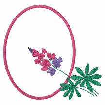 Letter Q Flower Monogram Embroidered Shirt