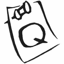 Letter Q Note Monogram Embroidered Shirt