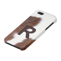 Letter R Brand Cowhide Livestock Iphone 5 Case