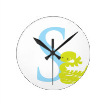 Letter S Initial Clock