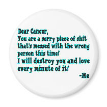 Letter To Cancer Magnet