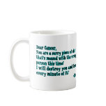 Letter To Cancer mugs