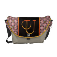 LETTER U Messenger Bag