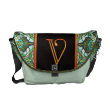 LETTER V Messenger Bag