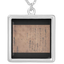 Letter written by Miyamoto Musashi, c. 1600's Pendants