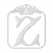 Letter Z Angel Monogrammed Embroidered Shirt