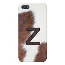 Letter Z Brand Cowhide Livestock Iphone 5 Case