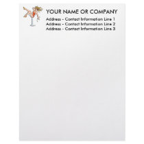 Letterhead - Girl in a Martini Glass, Olivia