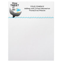 Letterhead - How TWEET It Is!