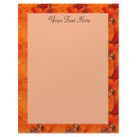 Letterhead - Pumpkin Border