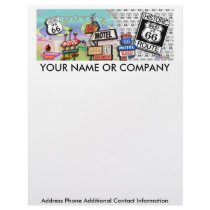 Letterhead - Route 66 The Mother Road 18SQ