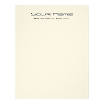 Letterhead Stationery Felt Paper/ Cream Colour