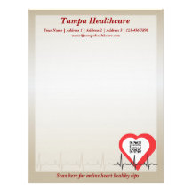 Letterhead Template Heart Health