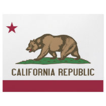 Letterhead with Flag of California, USA