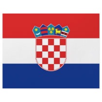 Letterhead with Flag of Croatia