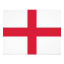 Letterhead with Flag of England