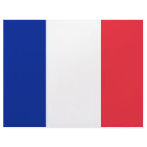 Letterhead with Flag of France