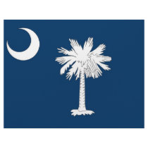 Letterhead with Flag of South Carolina, USA