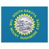 Letterhead with Flag of South Dakota, USA