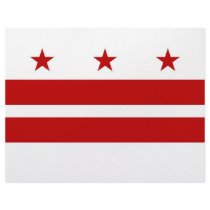 Letterhead with Flag of Washington DC, USA