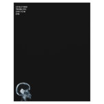 LETTERHEAD - X-RAY SKELETON ON PHONE - BLUE