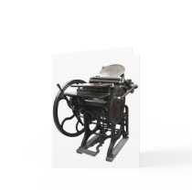 letterpress 1888 notecard